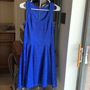 Royal Blue Express Lace Dress
